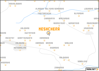 map of Meshchëra