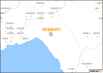 map of Meshenti