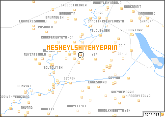 map of Mesheylshīyeh-ye Pā\