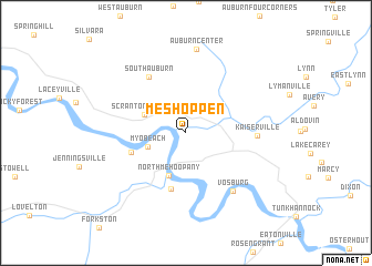 map of Meshoppen