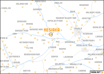 map of Mesiaká