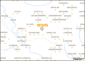 map of Mesías
