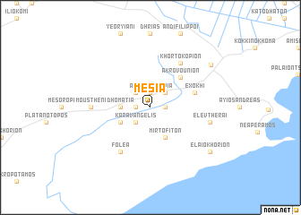 map of Mesiá