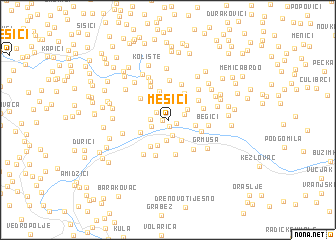map of Mesići