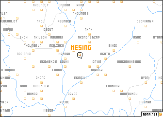 map of Mesing