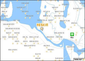 map of Meskin