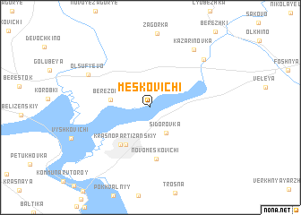 map of Meskovichi