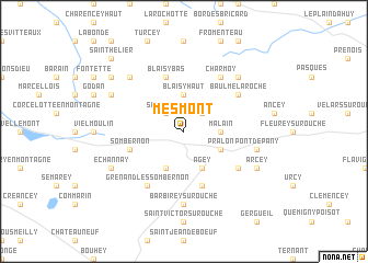 map of Mesmont