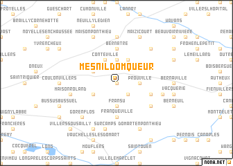 map of Mesnil-Domqueur