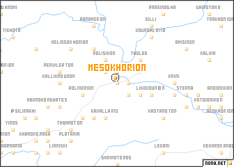 map of Mesokhórion