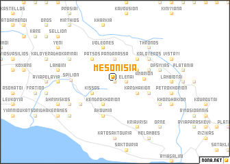 map of Mesonísia