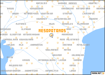 map of Mesopótamos