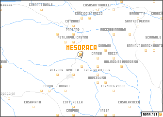 map of Mesoraca