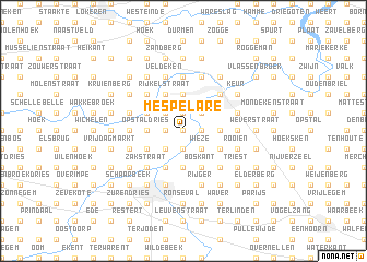 map of Mespelare