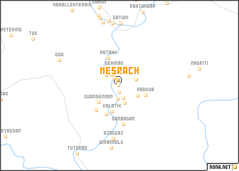 map of Mesrach