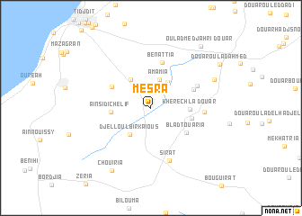 map of Mesra