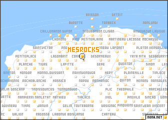map of Mesrocks