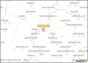 map of Messac