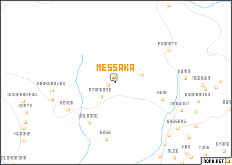 map of Messaka