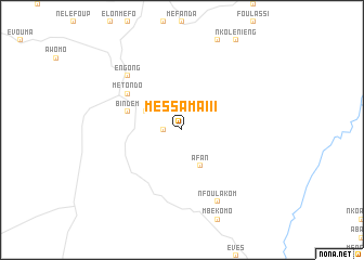 map of Messama III