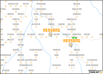map of Messang