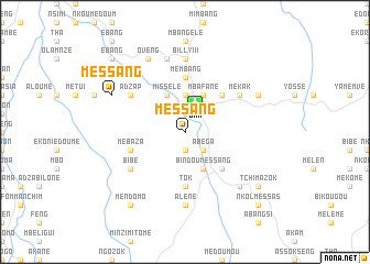 map of Messang