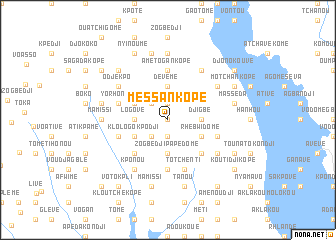 map of Méssankopé