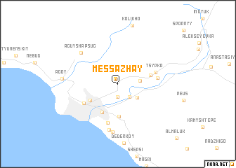map of Messazhay