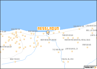 map of Messlmoûn