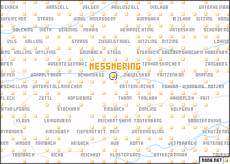 map of Meßmering