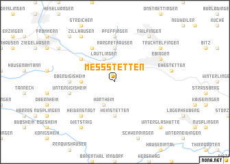 map of Meßstetten