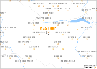 map of Mestham