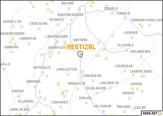 map of Mestizal