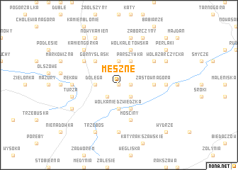 map of Meszne