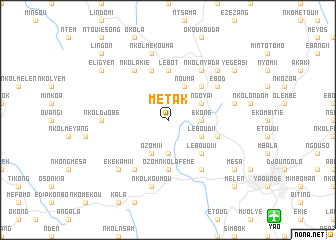 map of Metak