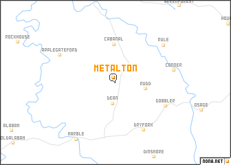 map of Metalton