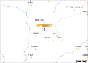 map of Metamano