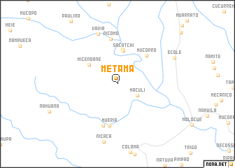 map of Metama