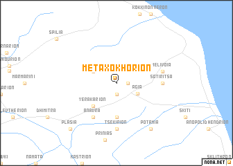 map of Metaxokhórion