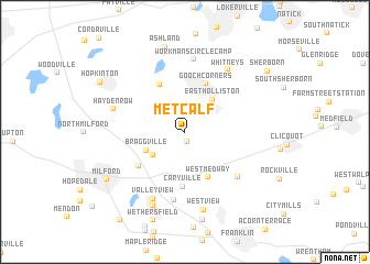 map of Metcalf