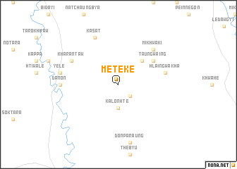 map of Meteke