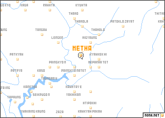 map of Metha