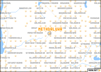 map of Methdaluwa