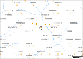 map of Methinkagyi
