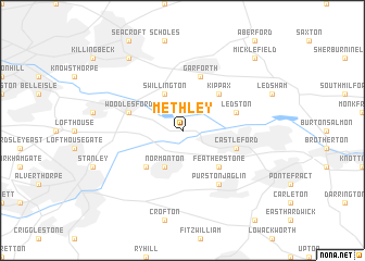 map of Methley
