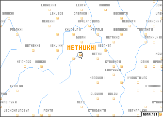 map of Mēthukhi