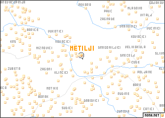 map of Metilji