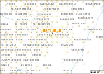 map of Metiwela