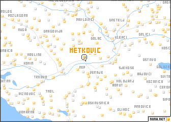 map of Metković