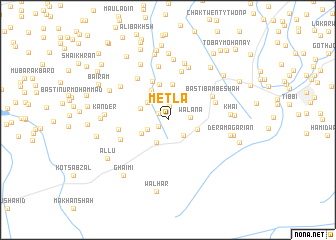 map of Metla